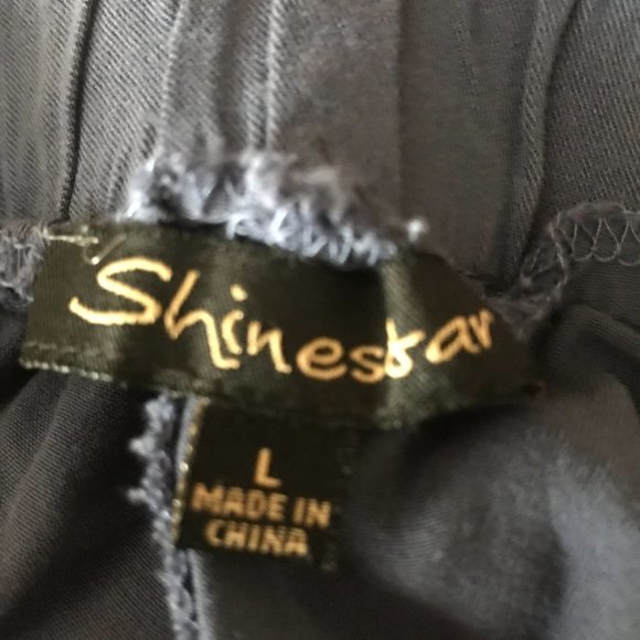 Shinestar Blue Pull-On Pants w/Cuffs Large (Junior) - Picture 12 of 12